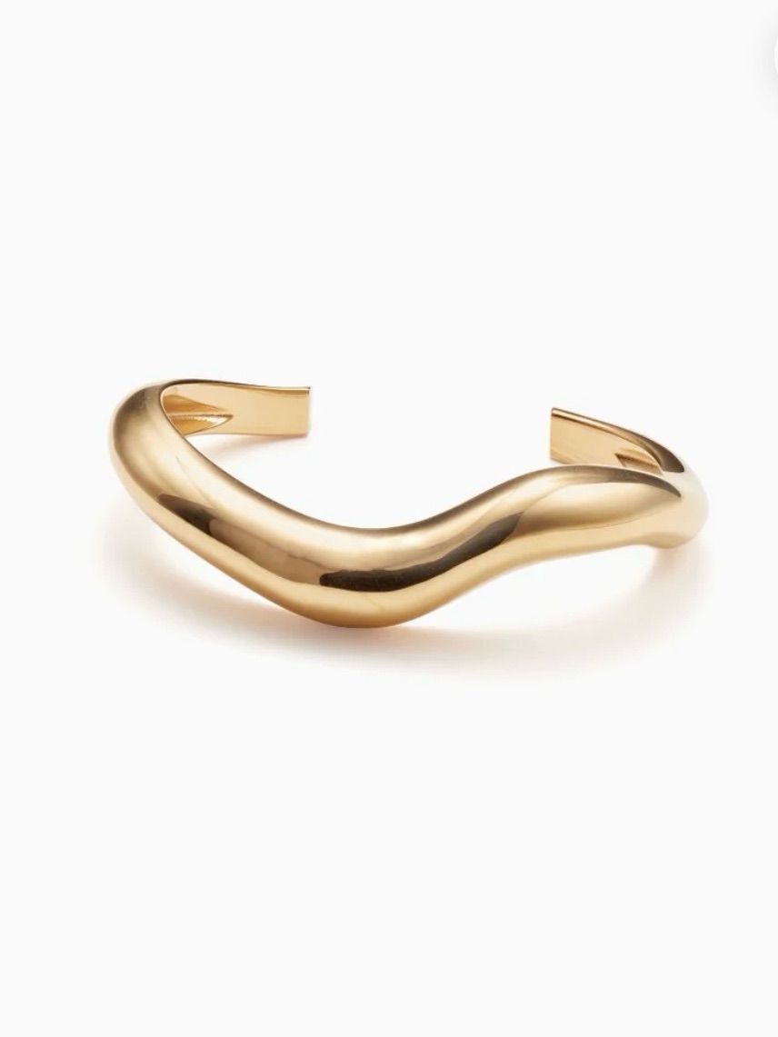 Agmes Gold Cuff Bracelet